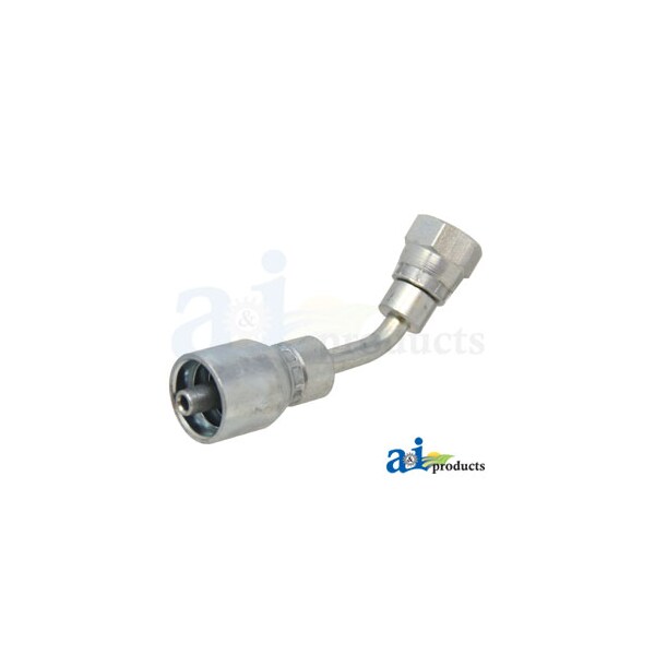 Din Light 24 degree Seat 45 degree Female Swivel O-Ring 4" x1" x1"